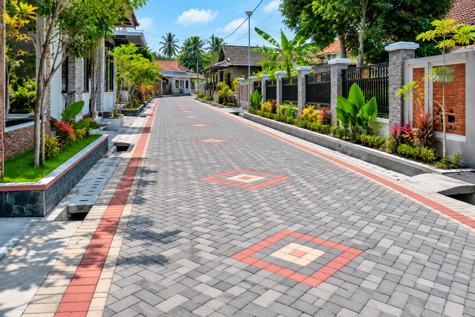 Pemasangan Kanstin & Paving